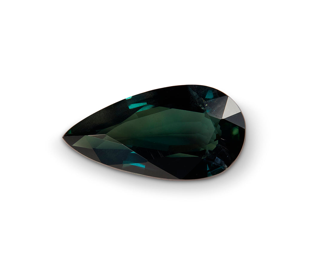 2.21ct Teal Blue Sapphire - The Sapphire Merchant
