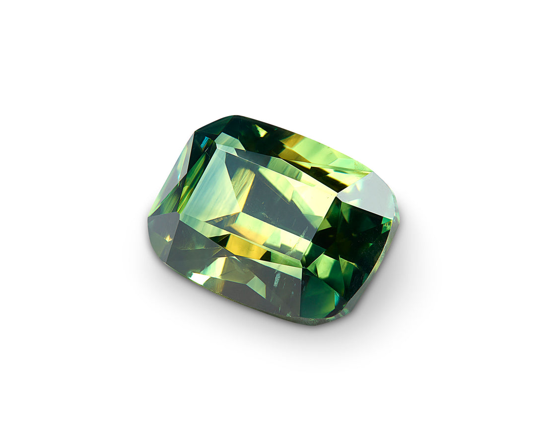 2.30ct Green Sapphire Cushion Cut