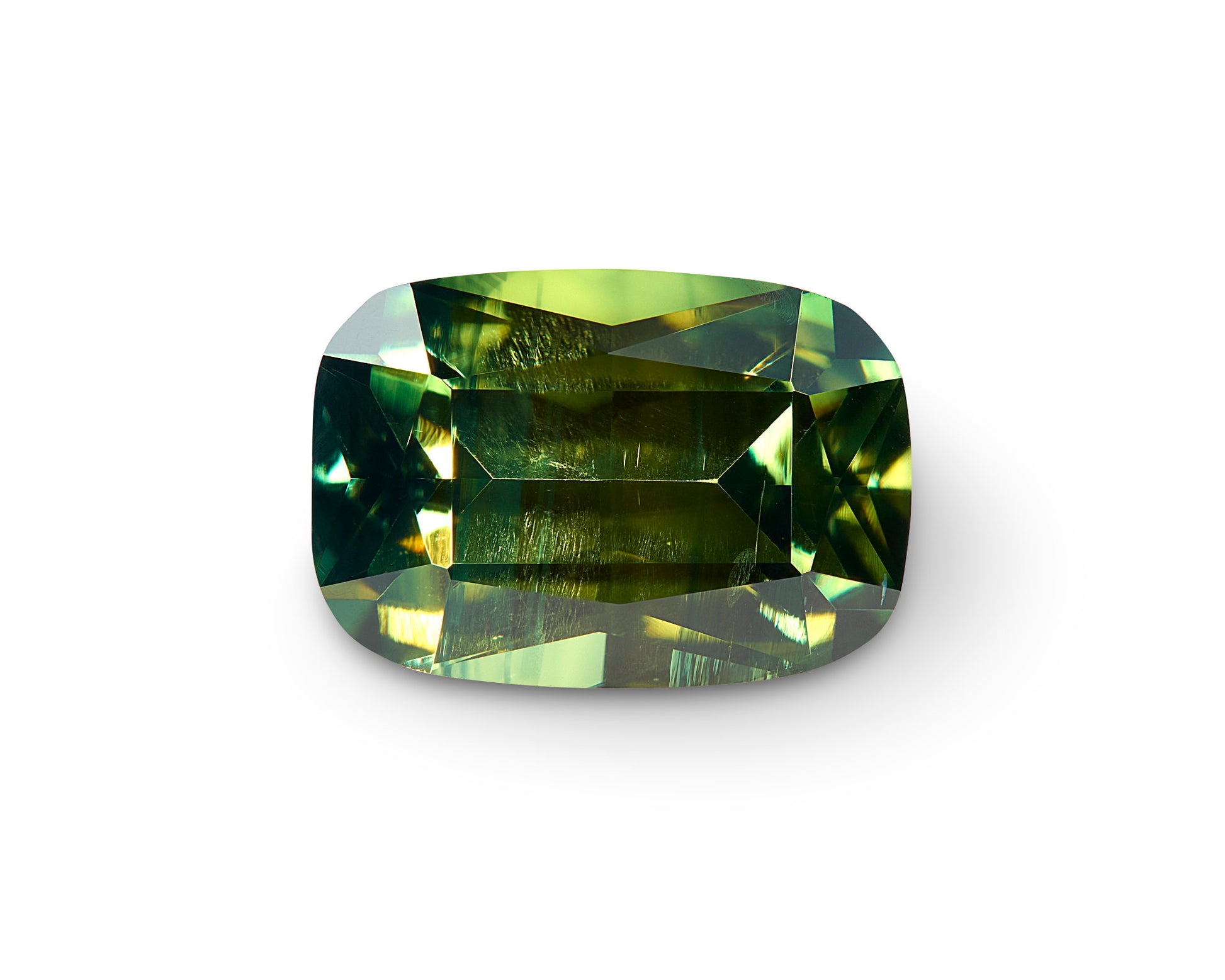 2.30ct Green Sapphire Cushion Cut