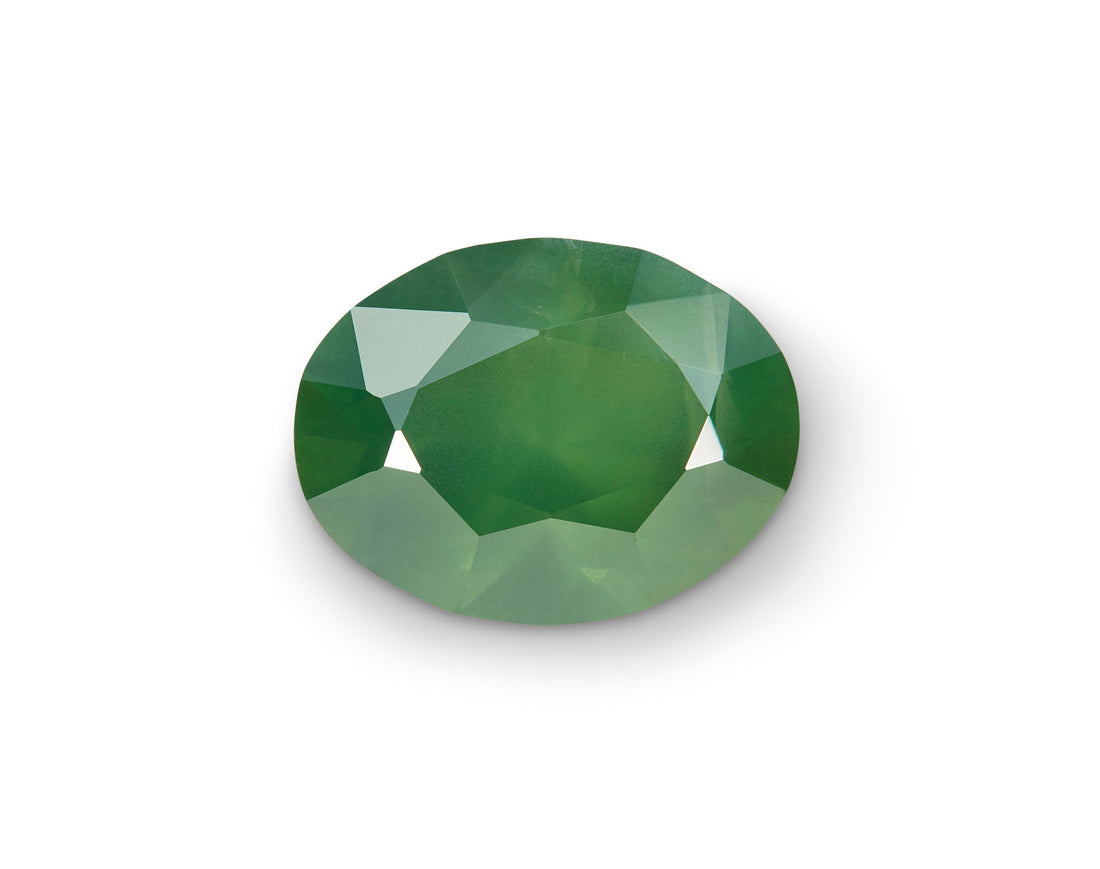 2.30ct Rolex Green Sapphire Oval Cut Australia Origin