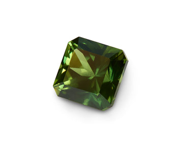 2.30ct Green Sapphire Square Radiant Cut Australia Origin