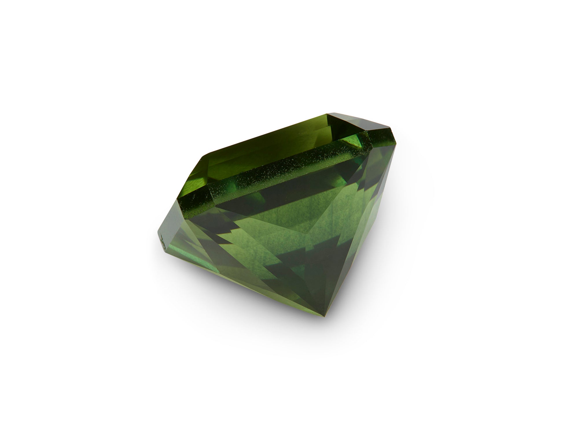 2.30ct Green Sapphire Square Radiant Cut Australia Origin