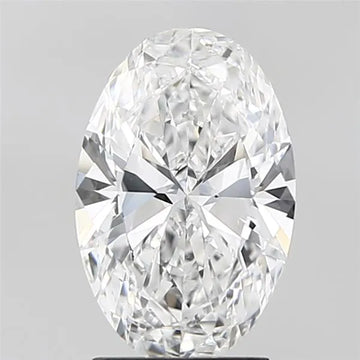 2.36ct Oval Lab Grown Diamond (Colour E, Clarity VVS2, IGI Certified)