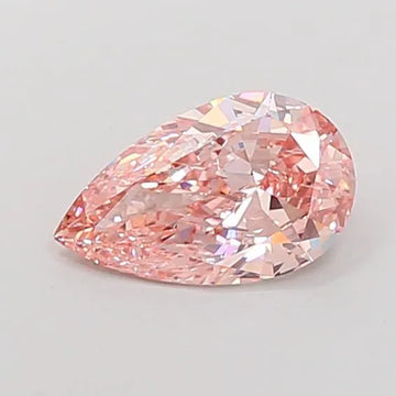 2.42ct Pear Lab Grown Diamond (Colour Fancy Intense Pink, Clarity VS1, IGI Certified)