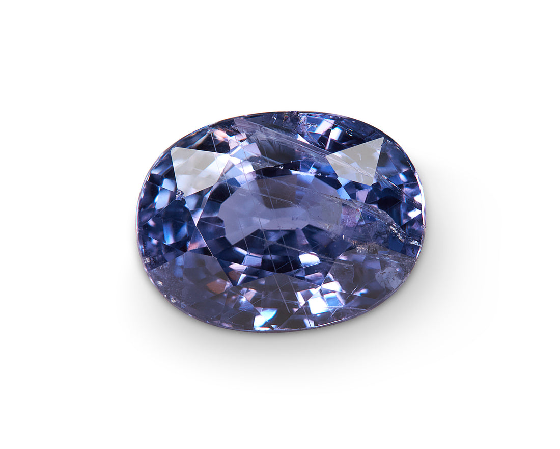 2.52ct Blue - Violet Colour Change Sapphire - The Sapphire Merchant