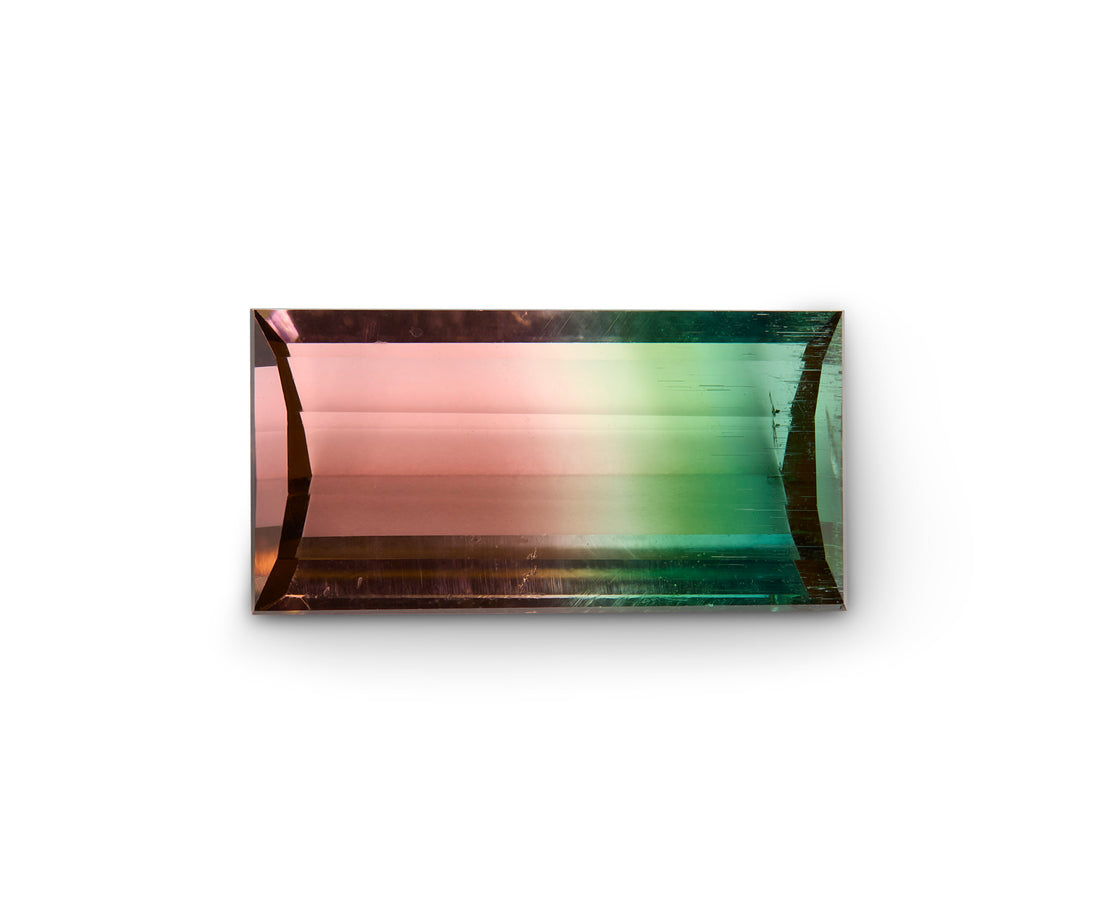 2.53ct Watermelon Tourmaline Baguette Cut
