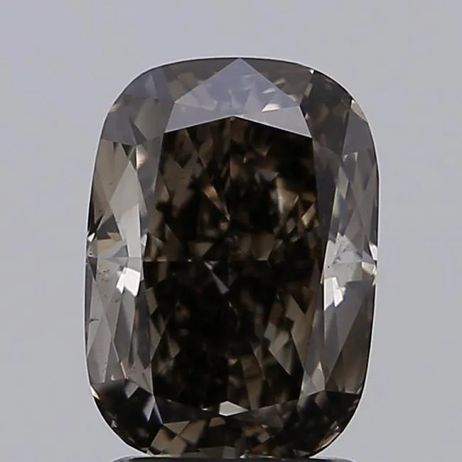2.55ct Cushion modified Lab Grown Diamond (Colour Fancy Gray, Clarity VS2, IGI Certified)