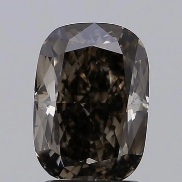 2.55ct Cushion modified Lab Grown Diamond (Colour Fancy Gray, Clarity VS2, IGI Certified)