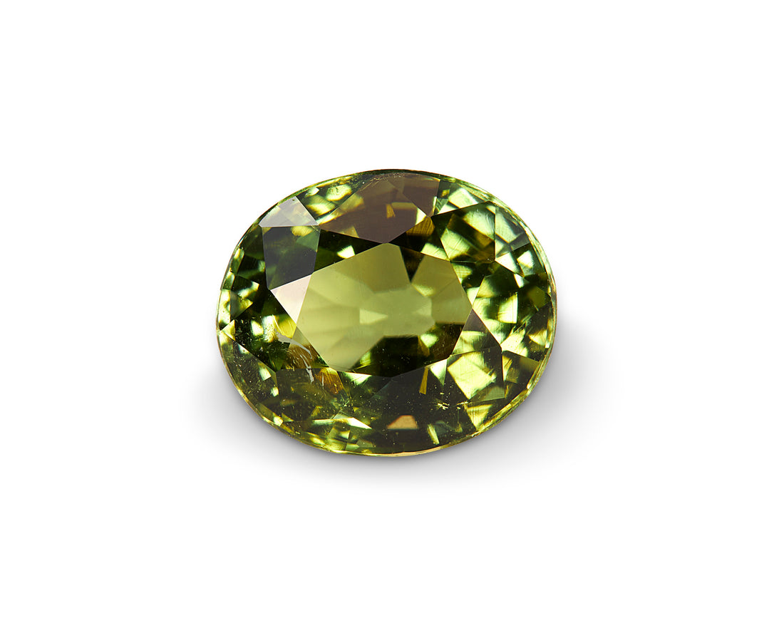 2.56ct Olive Green Tourmaline - The Sapphire Merchant