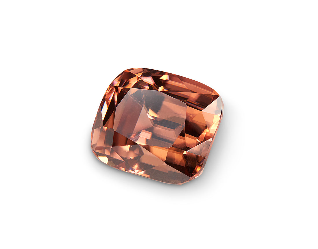 2.76ct Coral Zircon - The Sapphire Merchant