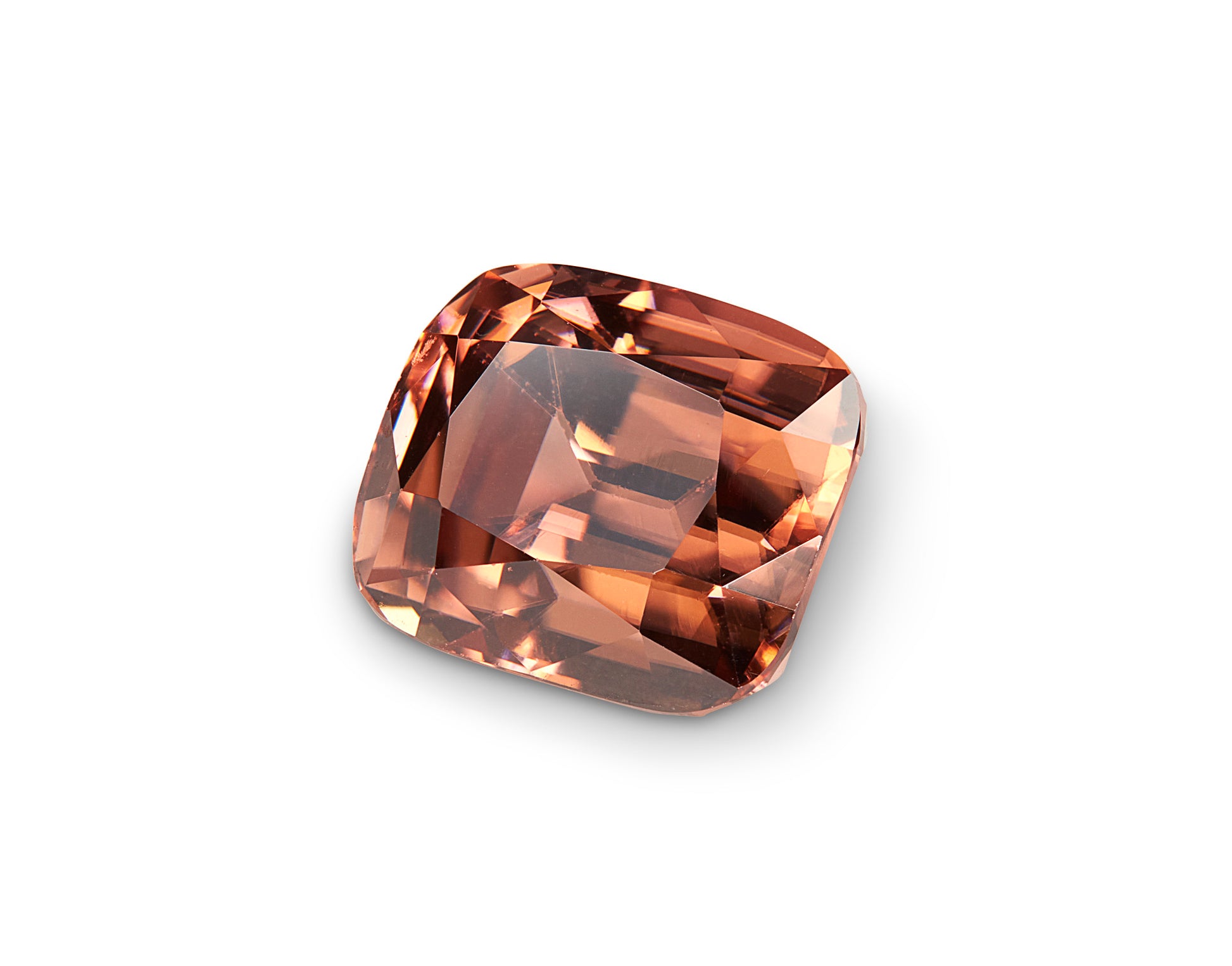 2.76ct Coral Zircon - The Sapphire Merchant