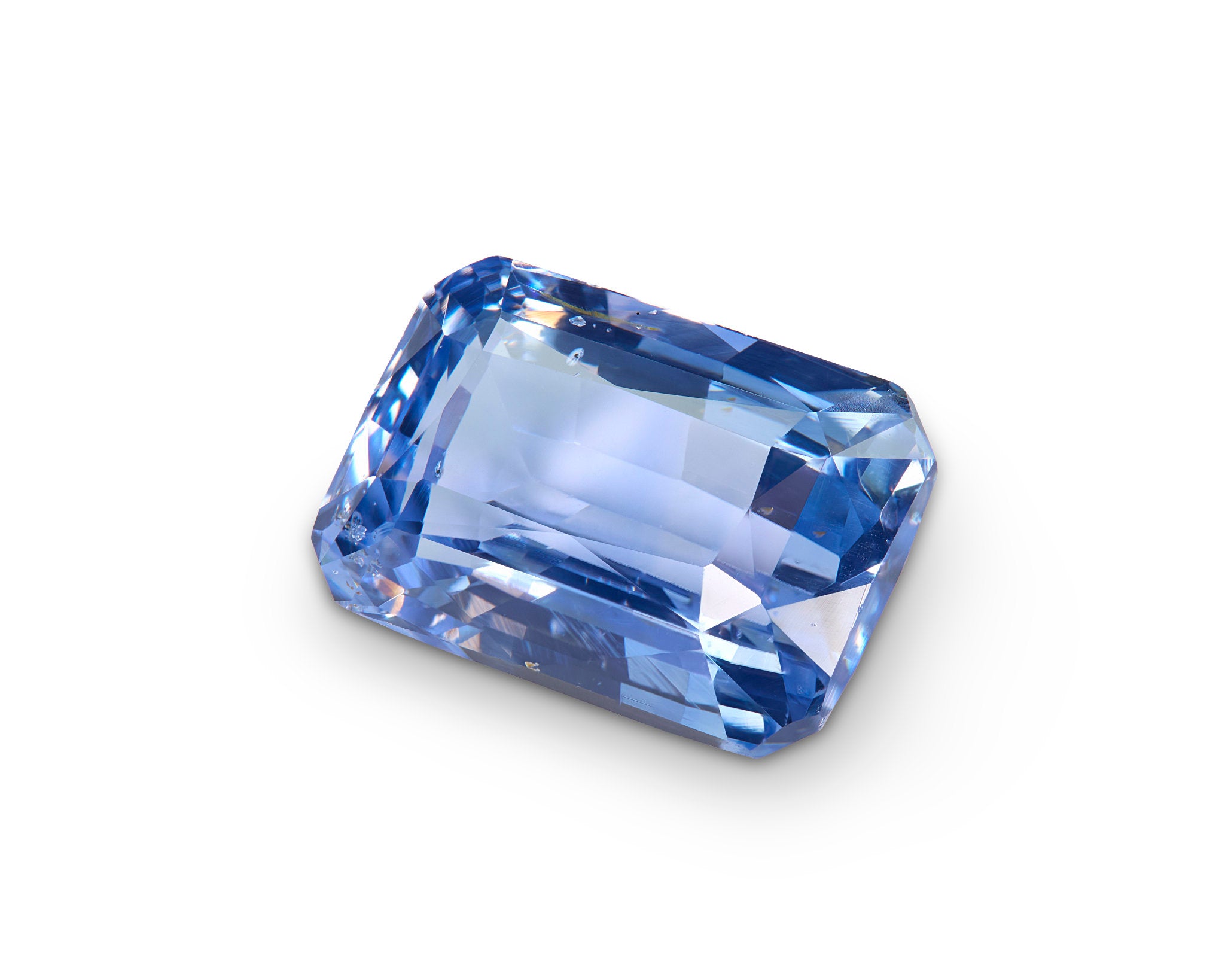 2.80ct Blue Sapphire Radiant Cut Unheated Sri Lanka Origin