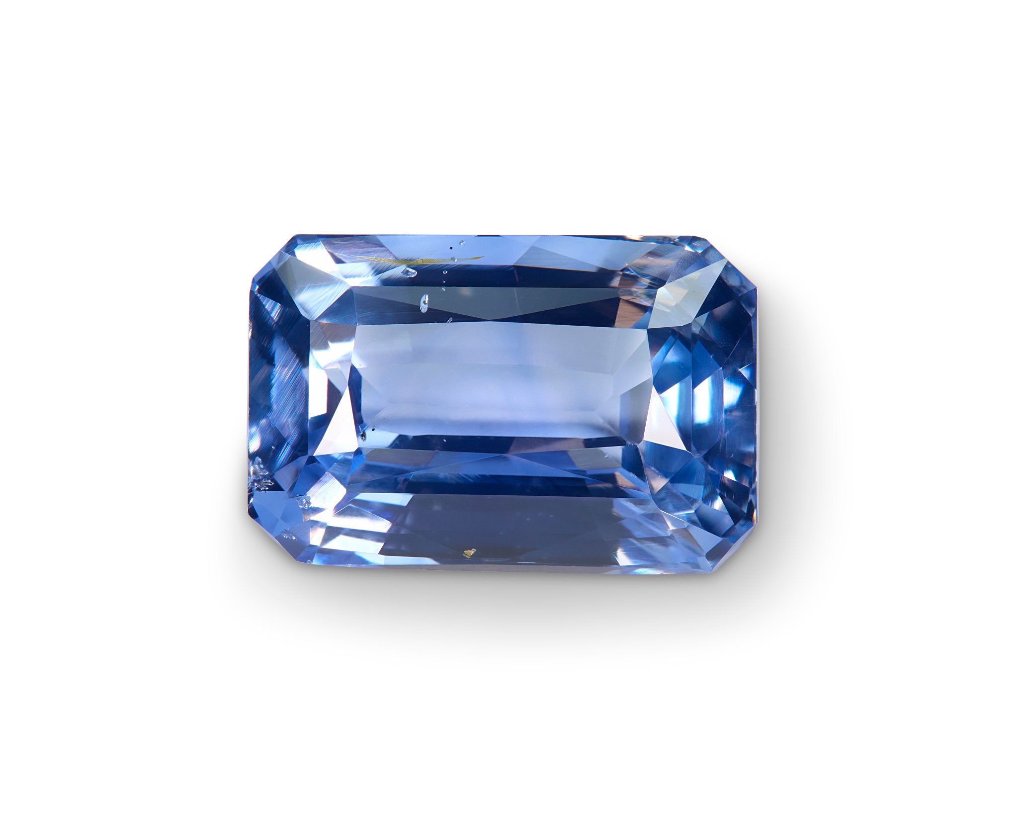 2.80ct Blue Sapphire Radiant Cut Unheated Sri Lanka Origin