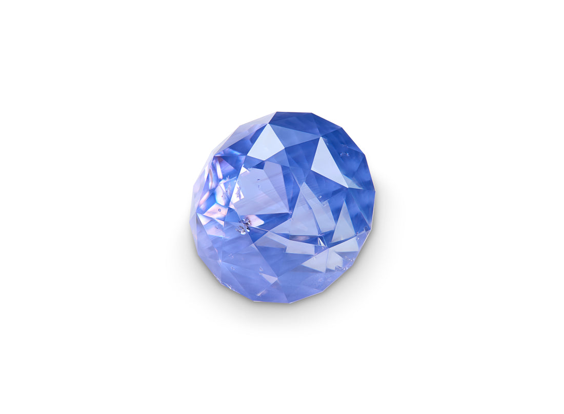 2.81ct Cornflower Blue Sapphire Round Fancy Cut Sri Lanka Origin