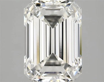 2.82ct Emerald Lab Grown Diamond (Colour F, Clarity VVS2, IGI Certified)