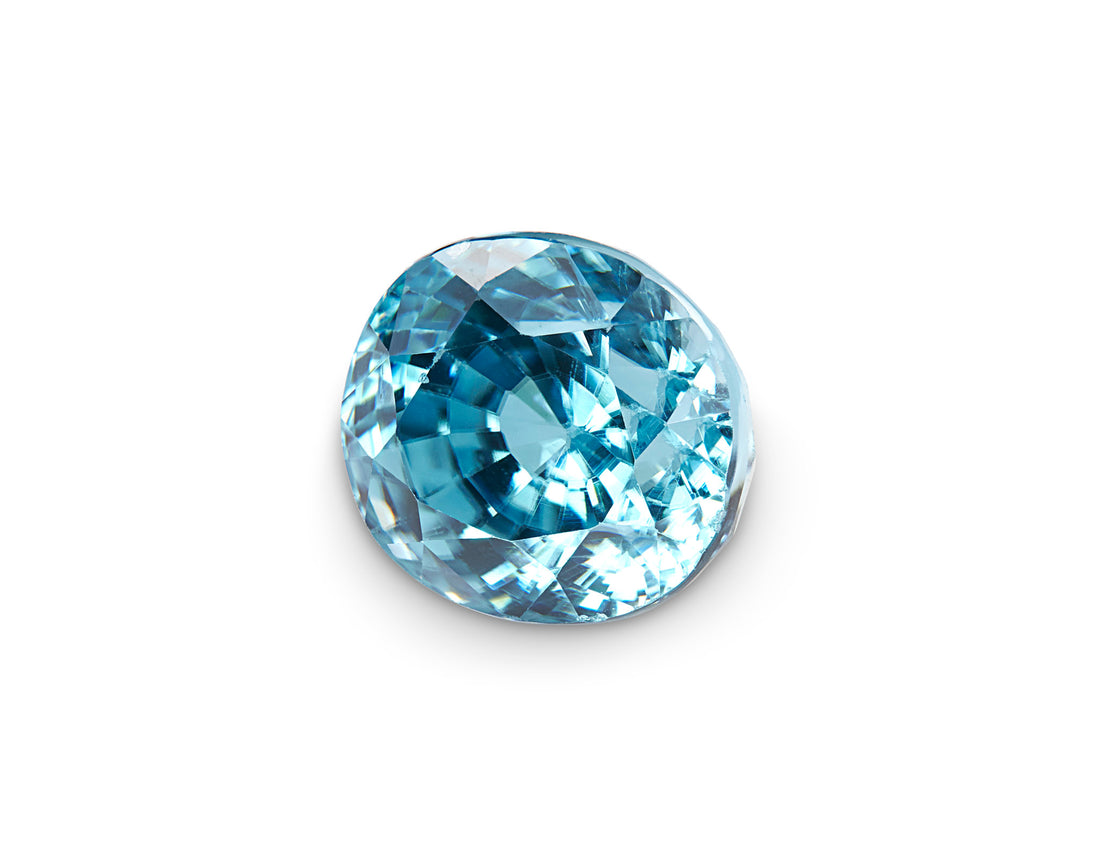 2.92ct Cambodian Blue Zircon - The Sapphire Merchant