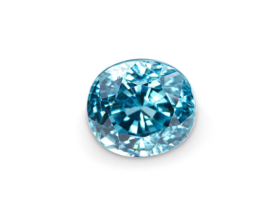 2.92ct Cambodian Blue Zircon - The Sapphire Merchant