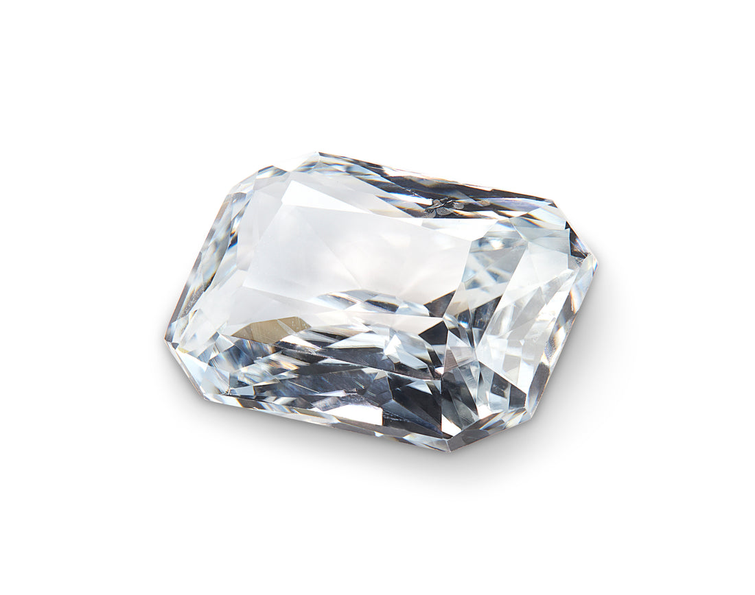 4.04ct White Sapphire - The Sapphire Merchant