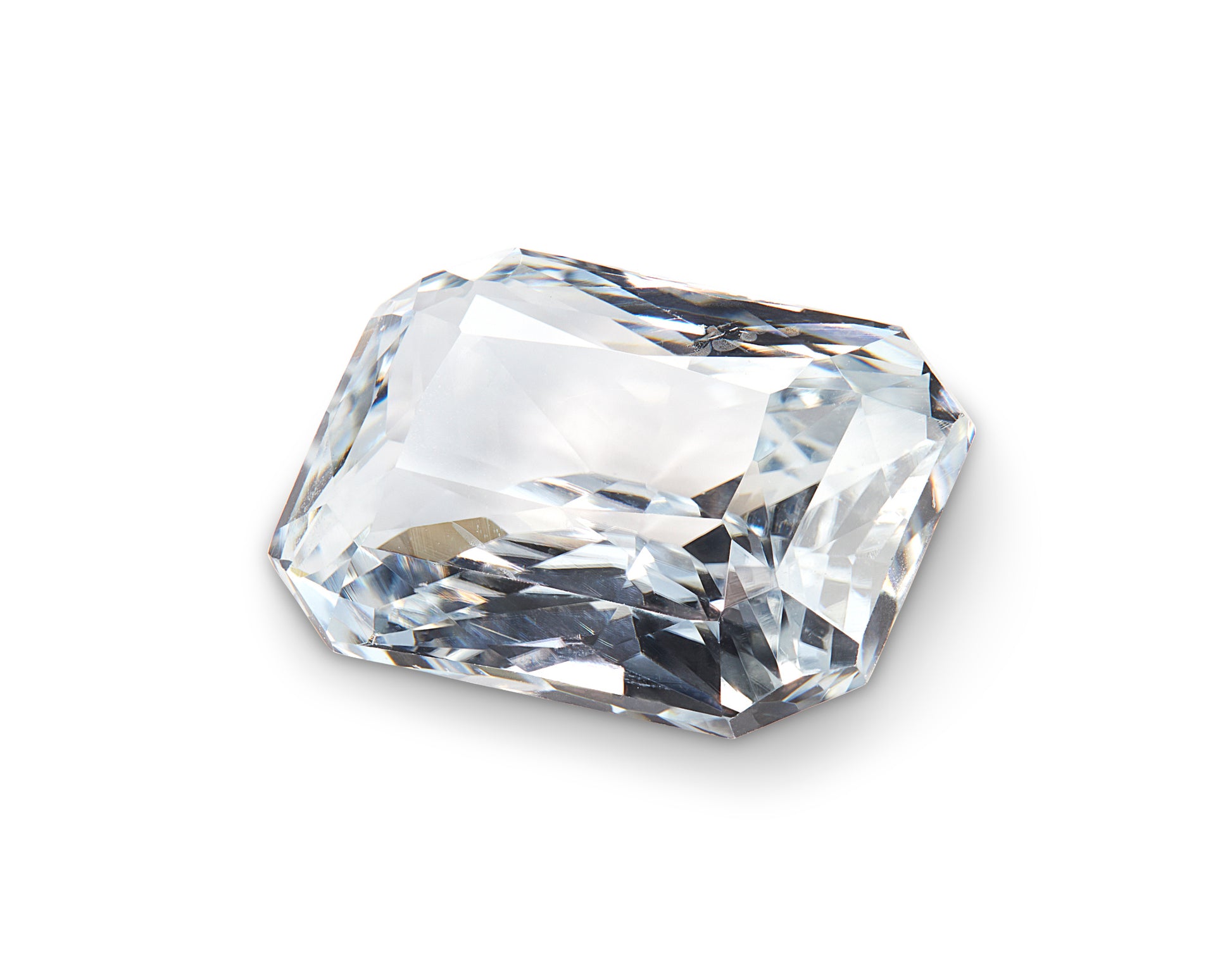 4.04ct White Sapphire - The Sapphire Merchant