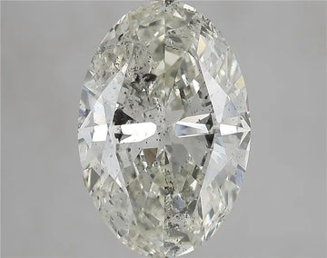 3.00ct Oval Natural Diamond (Colour J, Clarity SI2, Cut GD, IGI Certified)