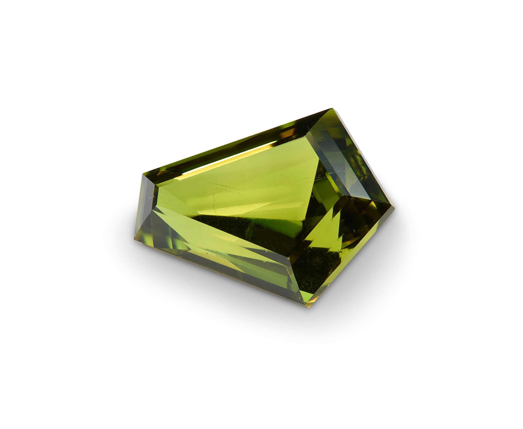 3.00ct Olive Green Sapphire Shield Cut Australia Origin
