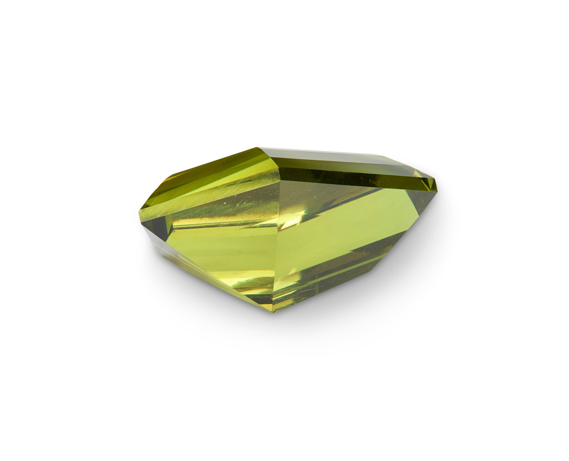 3.00ct Olive Green Sapphire Shield Cut Australia Origin