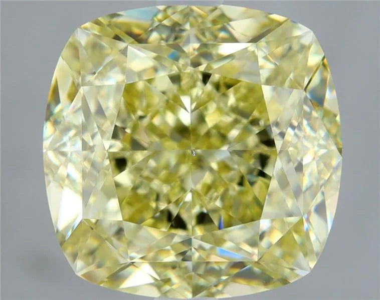 3.01ct Cushion brilliant Natural Diamond (Colour Fancy Yellow, Clarity VS2, GIA Certified)