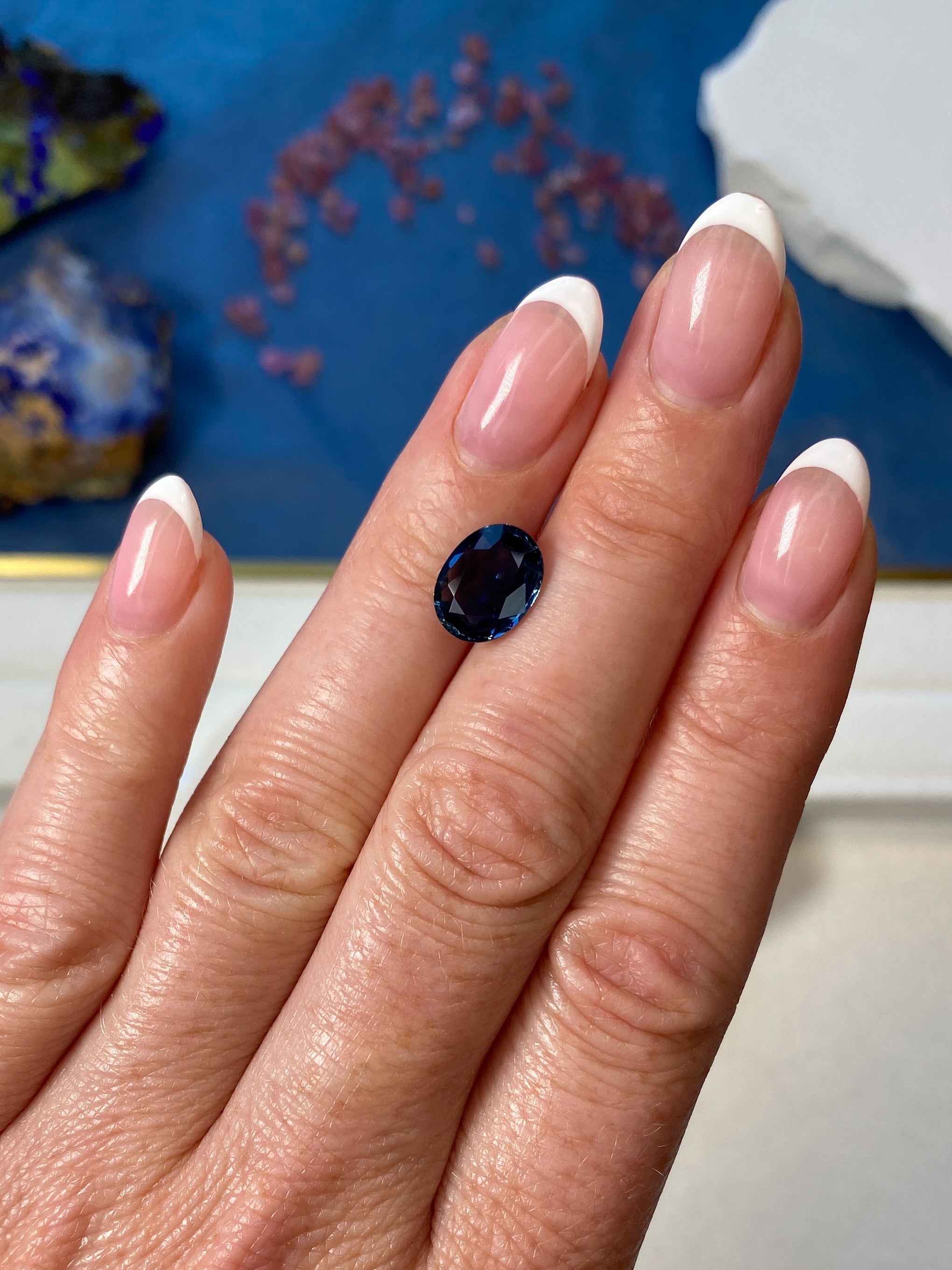 3.09ct Midnight Blue Sapphire