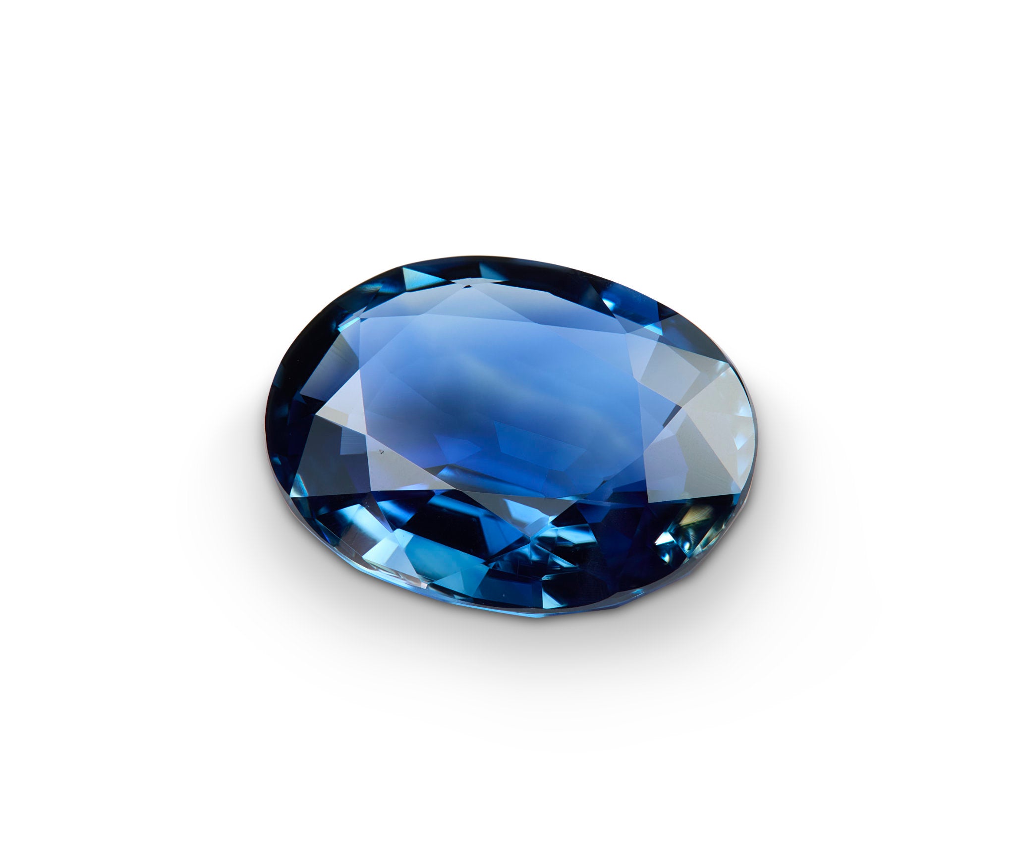 3.09ct Blue Sapphire Oval Cut