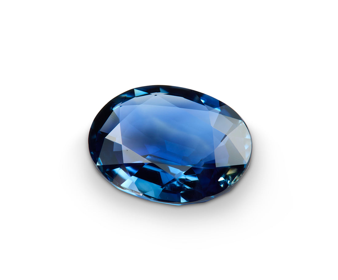 3.09ct Blue Sapphire Oval Cut