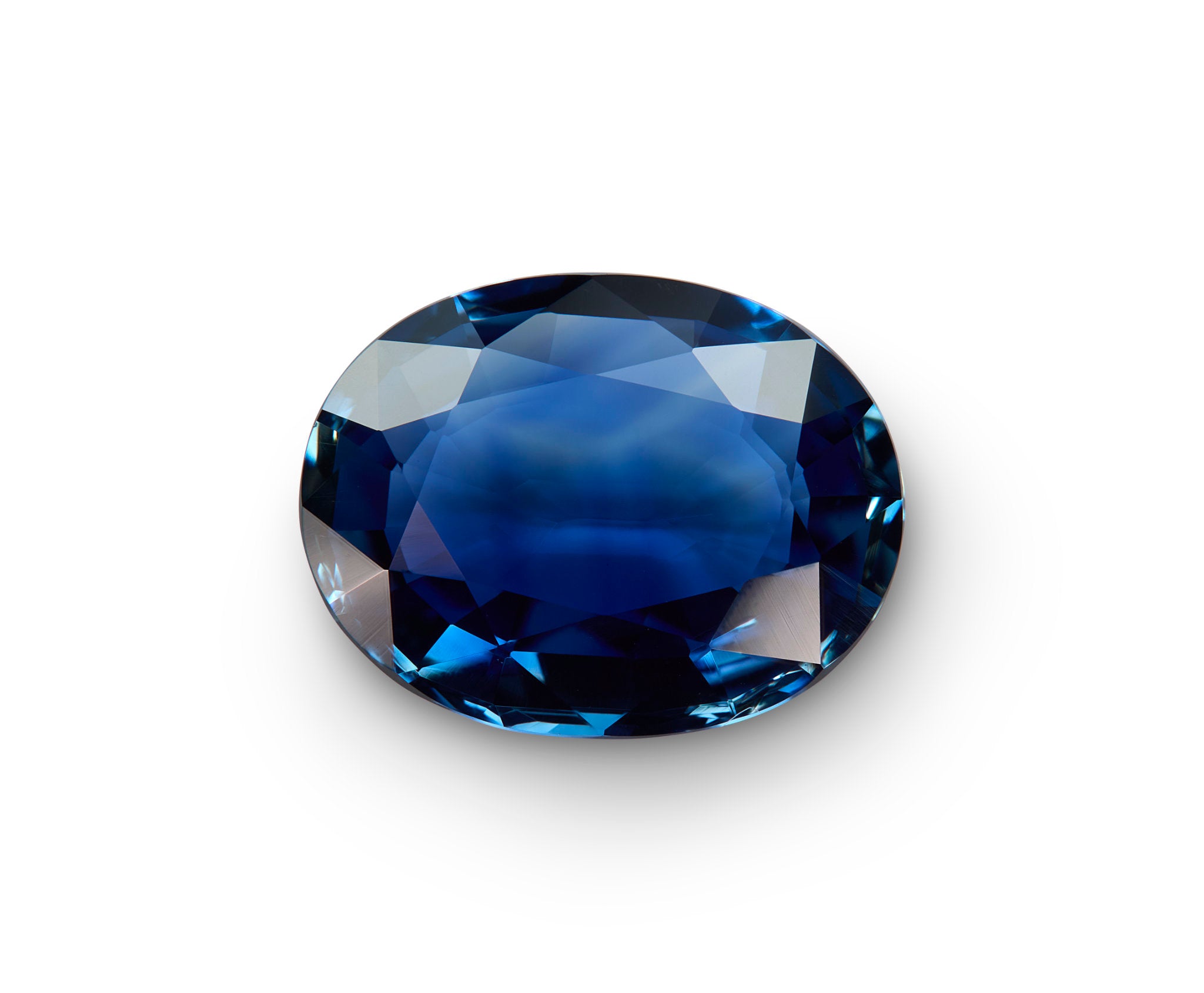 3.09ct Blue Sapphire Oval Cut