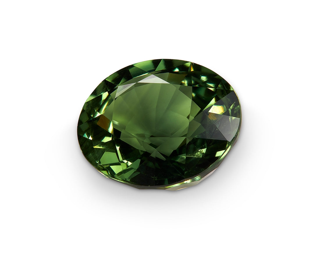 3.29ct Green Sapphire - The Sapphire Merchant
