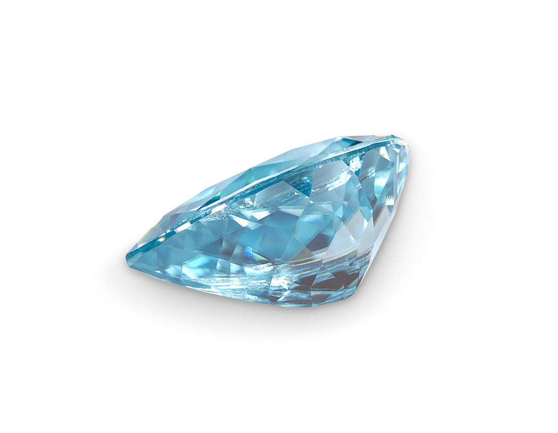 3.33ct Cambodian Blue Zircon - The Sapphire Merchant