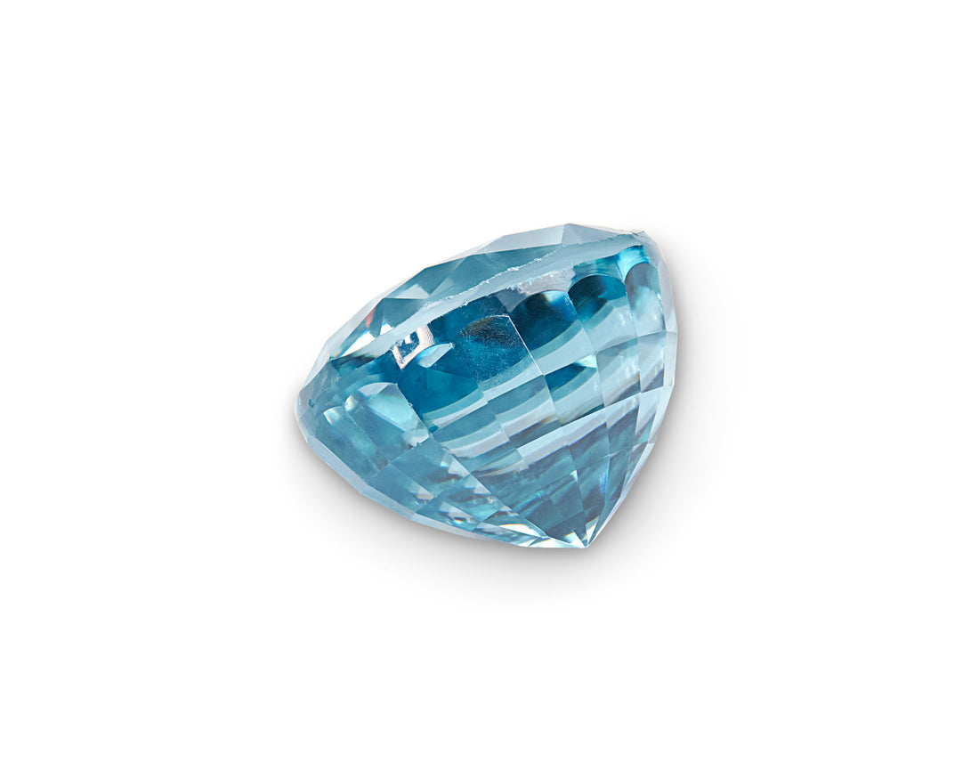 3.49ct Cambodian Blue Zircon - The Sapphire Merchant