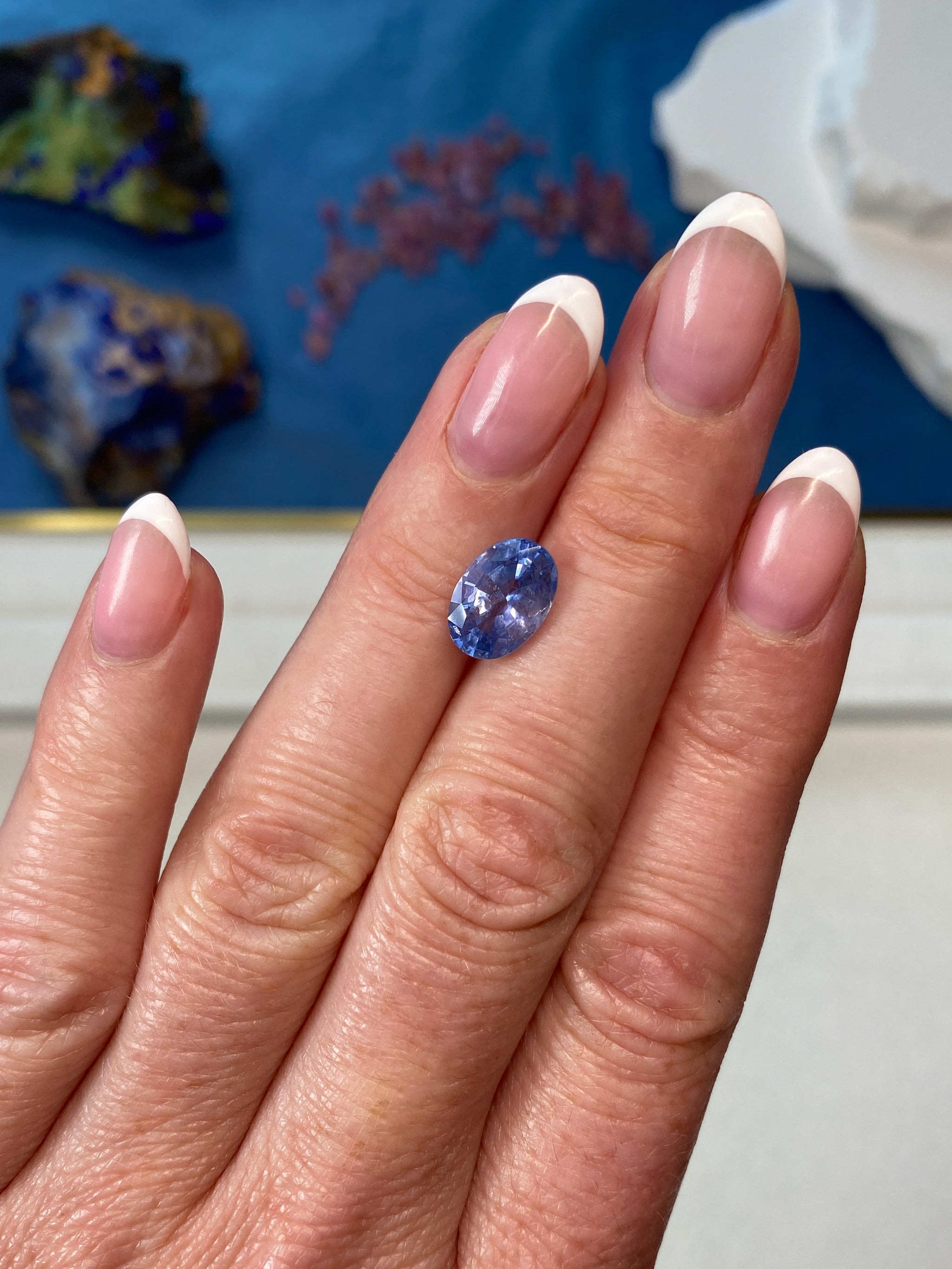 3.52ct Blue Sapphire Unheated