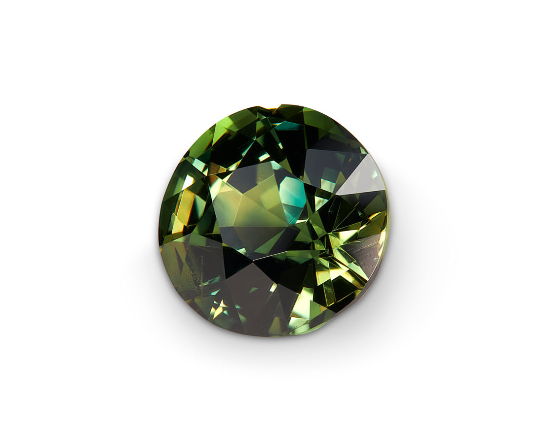 3.58ct Blue and Green Parti Sapphire - The Sapphire Merchant