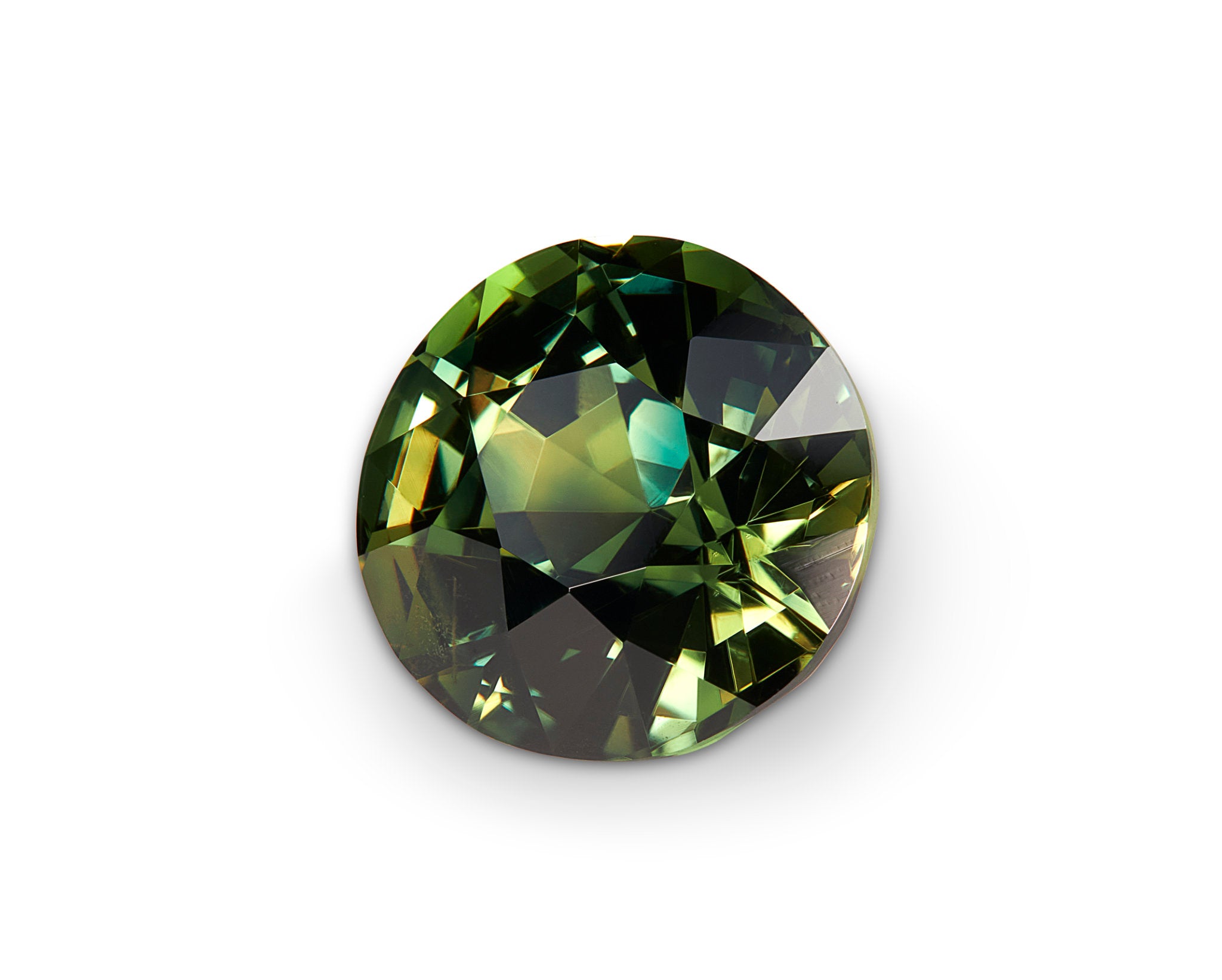 3.58ct Blue and Green Parti Sapphire - The Sapphire Merchant