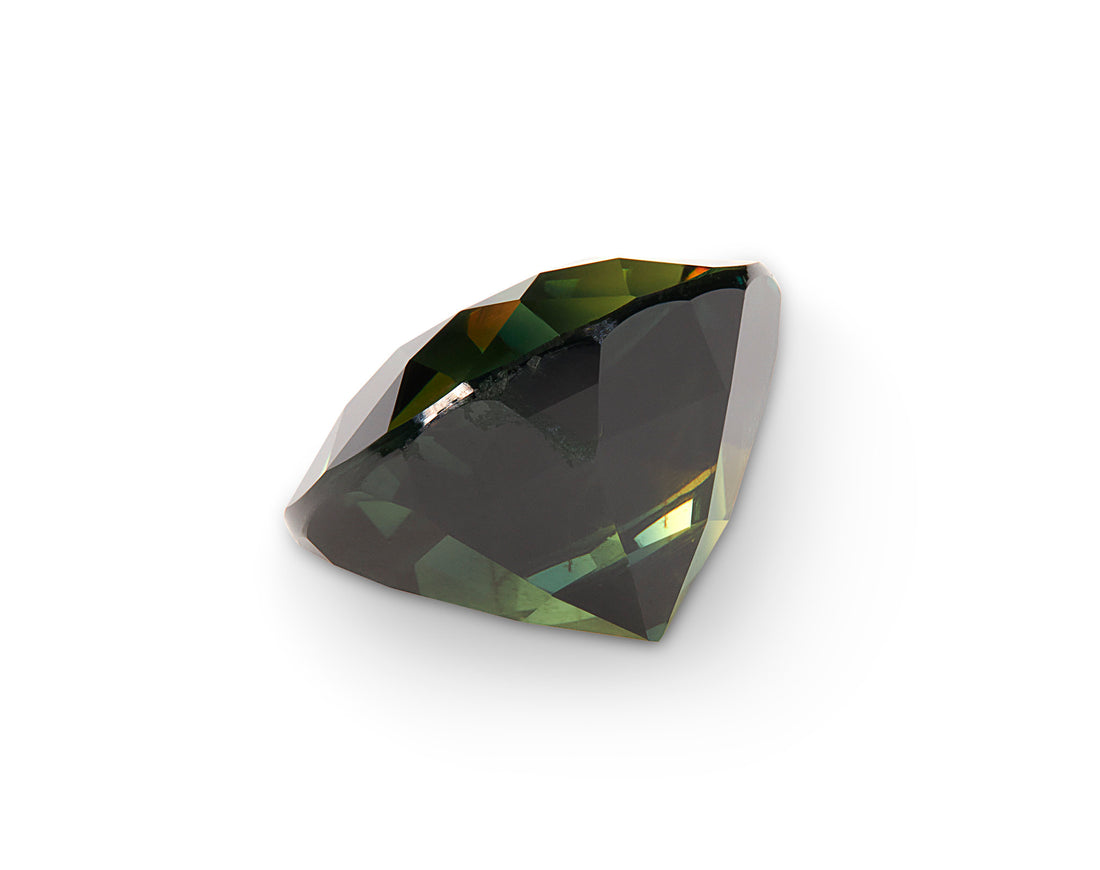 3.58ct Blue and Green Parti Sapphire - The Sapphire Merchant