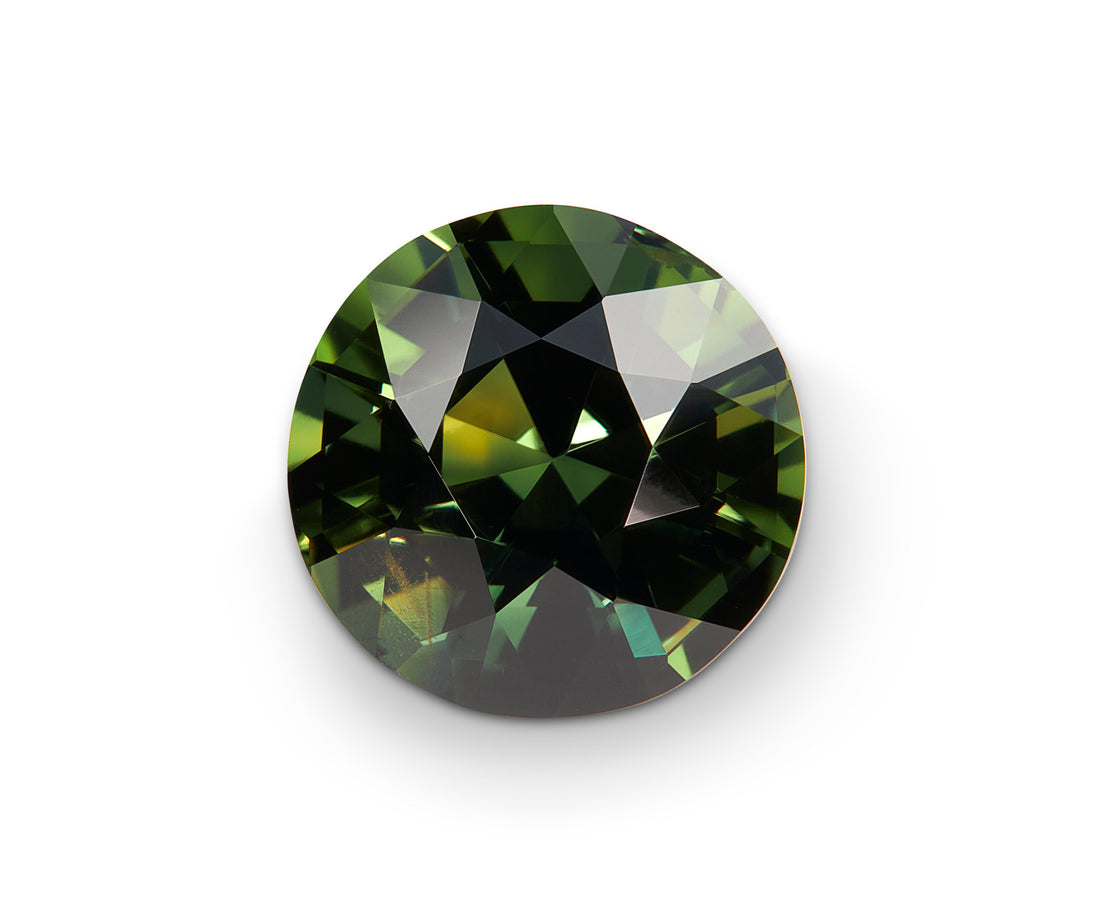 3.58ct Blue and Green Parti Sapphire - The Sapphire Merchant