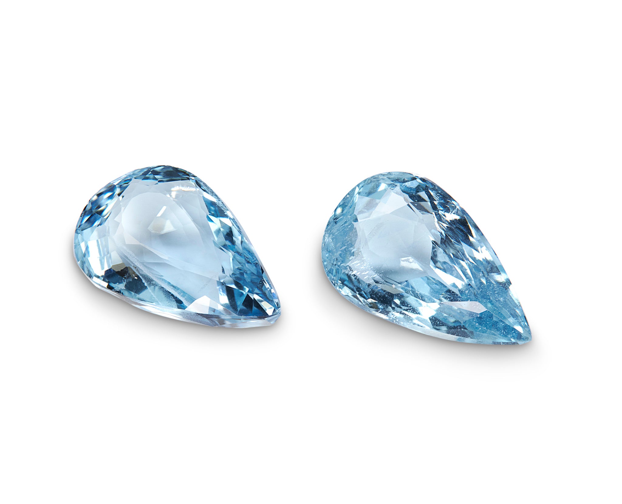 3.76ct Santa Maria Aquamarine Pair - The Sapphire Merchant
