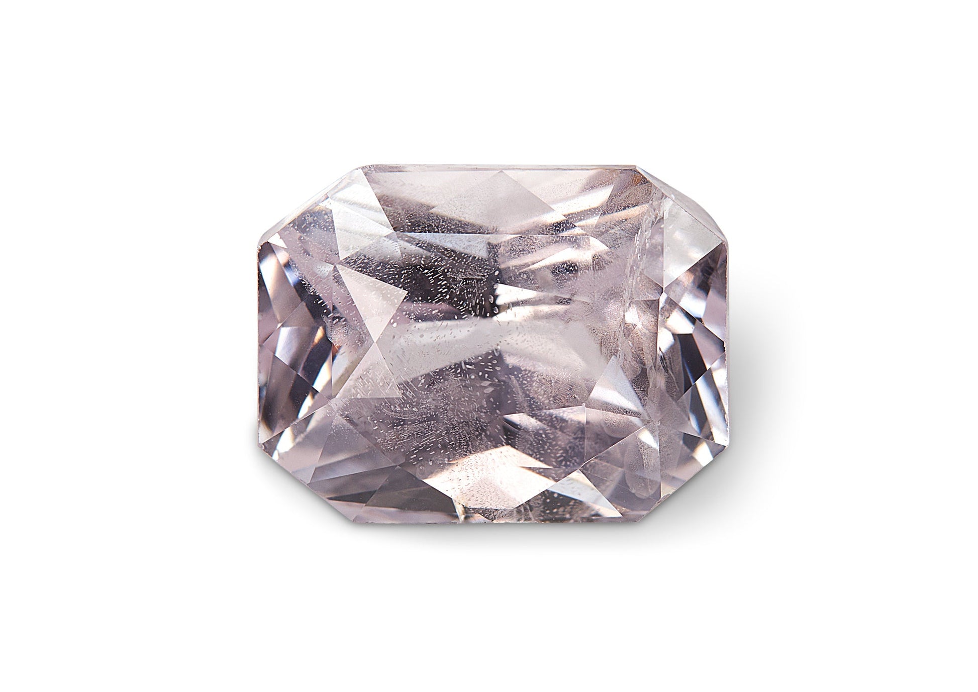 3.99ct Pastel Pink Sapphire Radiant Cut