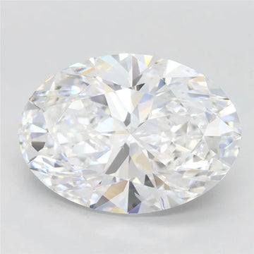 4.00ct Oval Lab Grown Diamond (Colour D, Clarity FL, GIA Certified)