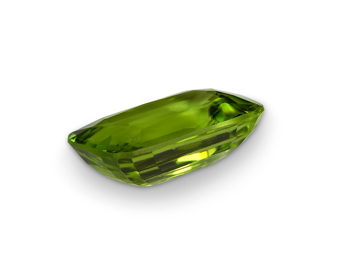 young forest green peridot