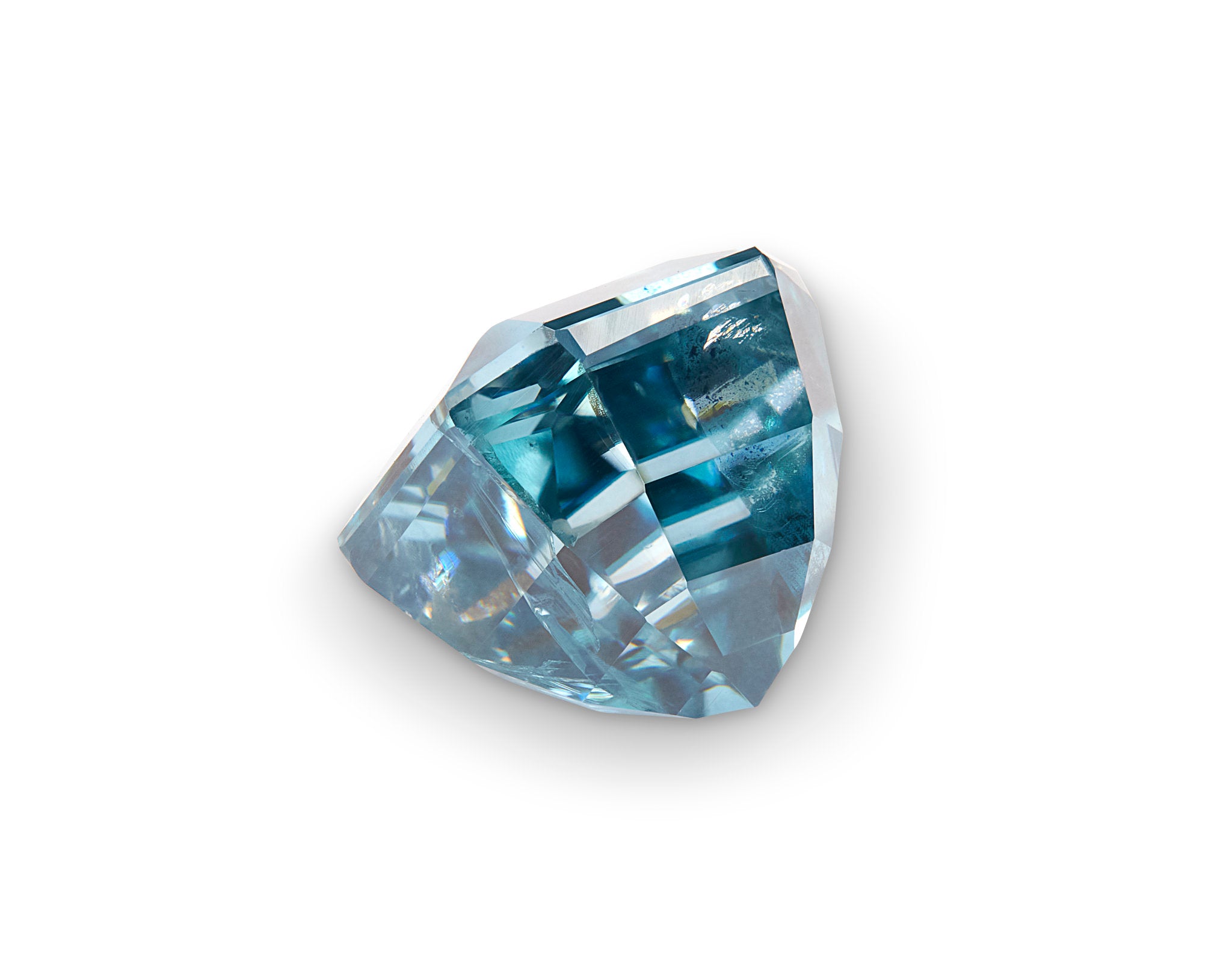 4.01ct Cambodian Blue Zircon - The Sapphire Merchant