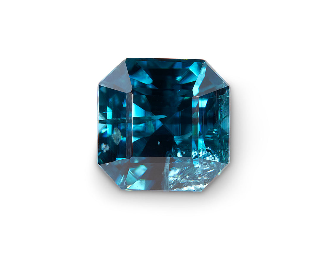 4.01ct Cambodian Blue Zircon - The Sapphire Merchant
