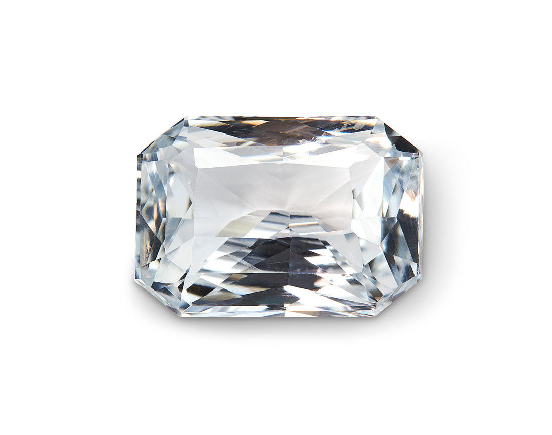4.04ct White Sapphire - The Sapphire Merchant