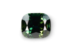 4.13ct Green Sapphire Cushion Cut Australia Origin