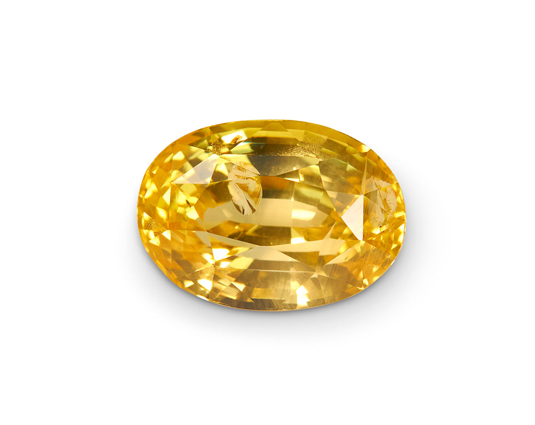 4.17ct Vivid Yellow Sapphire - The Sapphire Merchant