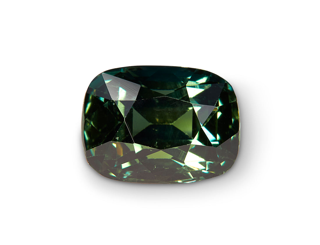 4.18ct Teal Green Sapphire - The Sapphire Merchant