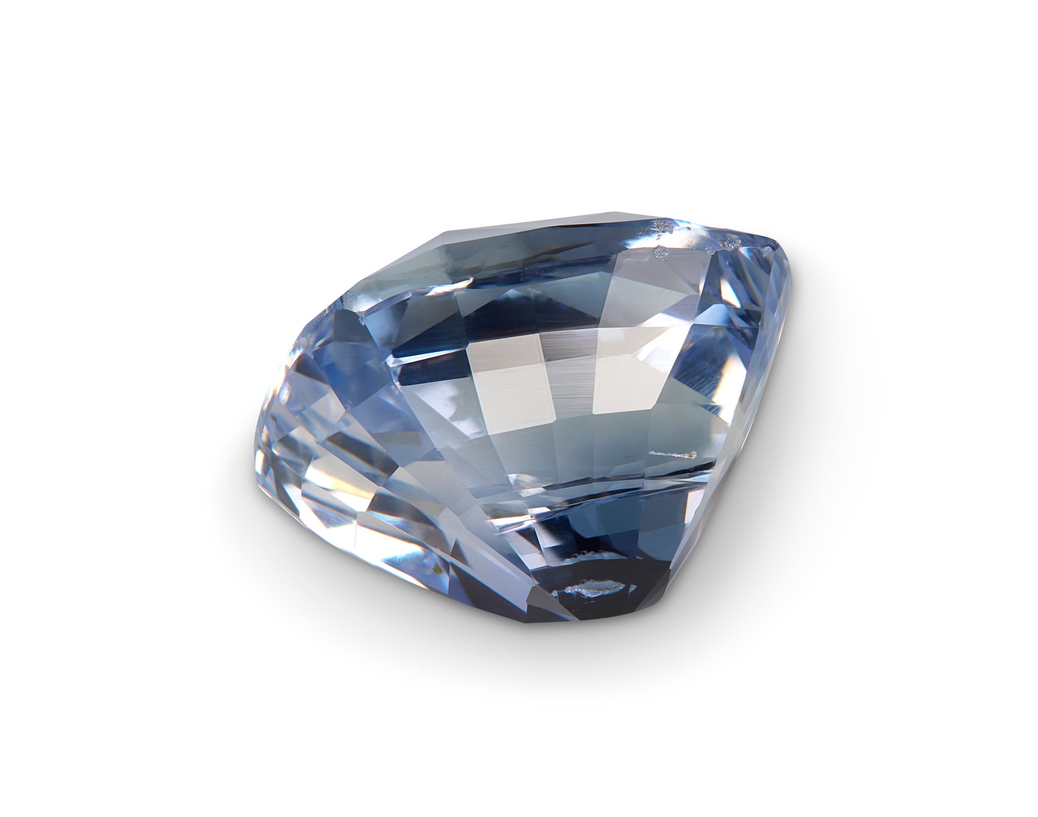 4.35ct Icy Blue Sapphire Back